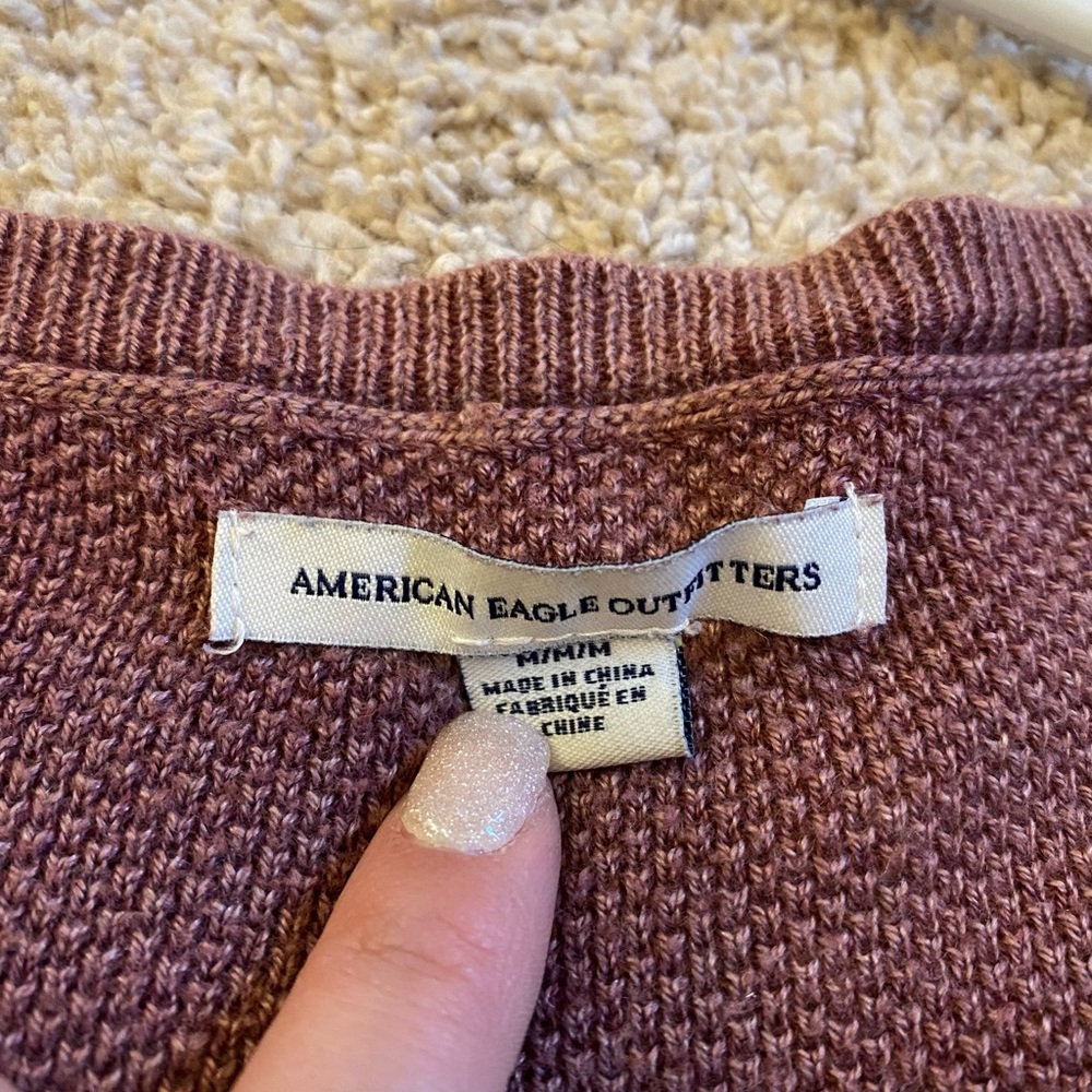 American Eagle Puff Sleeved sweatshirt - Picture 2 of 2